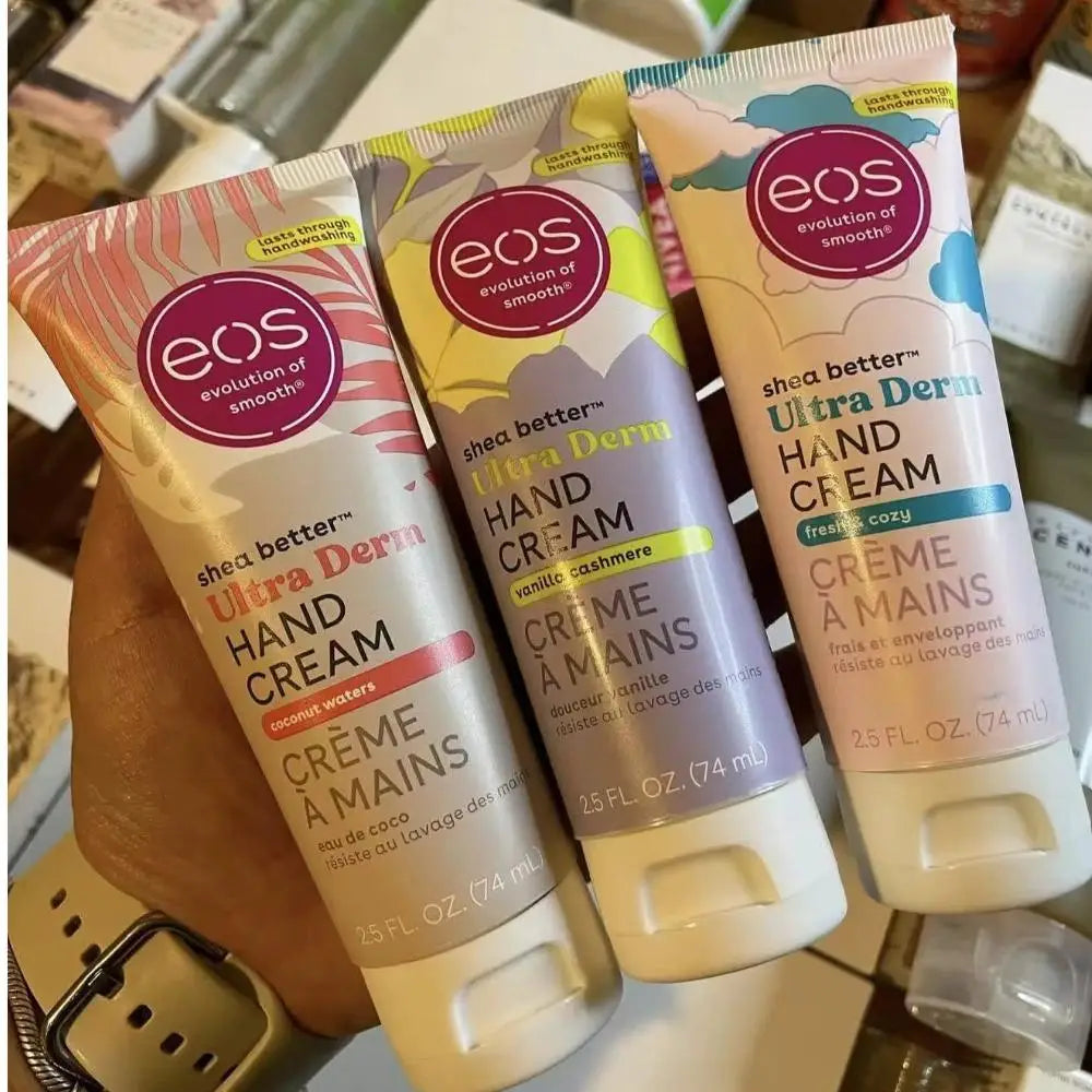 EOS Shea Better 74ml Ultra Derm Moisturizing Hand Cream Shea Butter Enriched Dry Cracked Skin Quick Absorb Non Greasy Hands Care