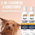 300ml Deodorizing Pet Shampoo Conditioner Natural Moisturizing Formula with PH Balance Dogs Cats Gentle Hypoallergenic Bath Foam