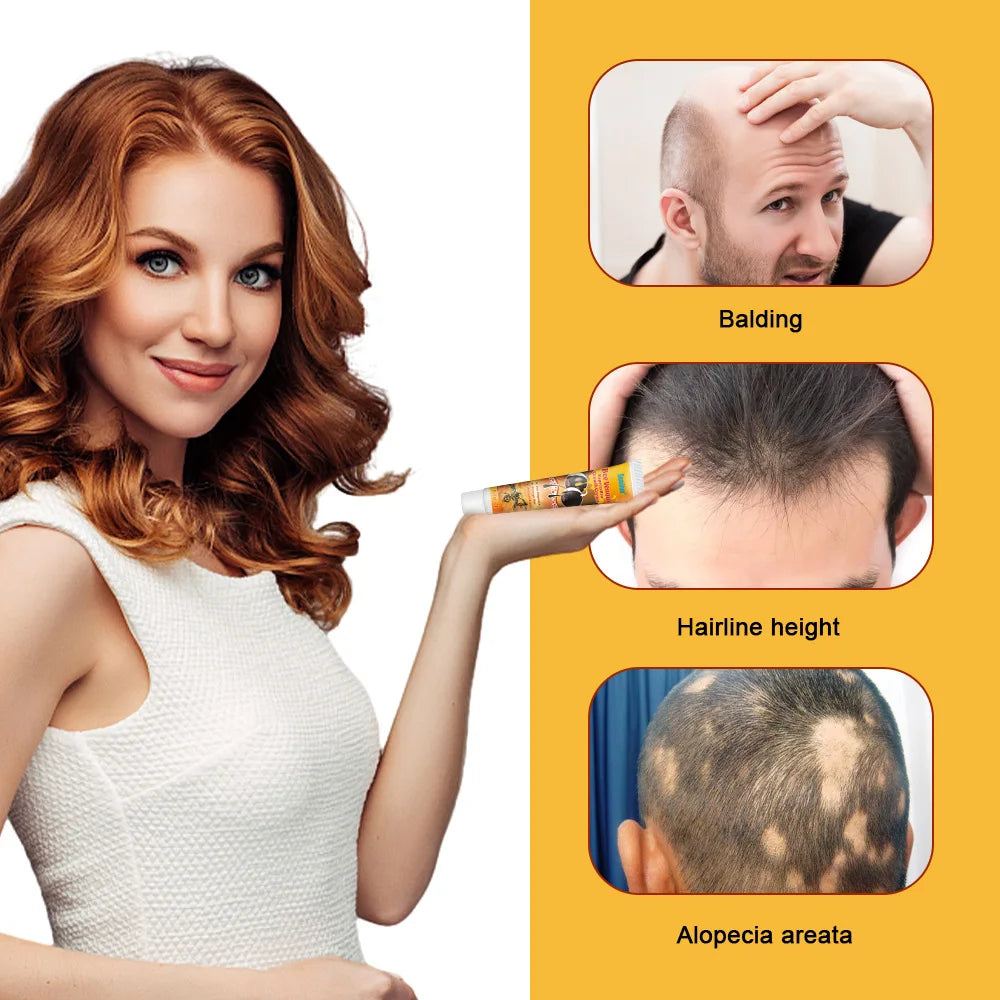 Hair Growth Cream Serum Fast Regrowth Essential Capsule Anti Hair Loss Baldness Reduce Damaged Scalp Treatment For Women Men
