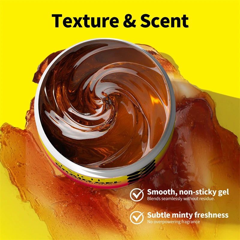 Hair Braiding Gel Hair Styling Wax Long-lasting Braiding Gel for Defined Braids Frizz Edges Hair Control Cream Hold All-day Lock