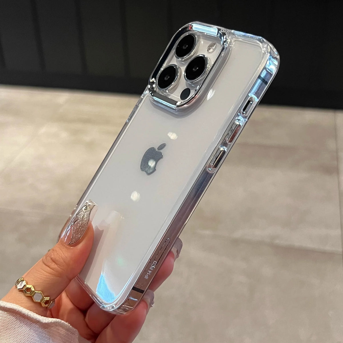 Luxury Clear Silicone Phone Case For iPhone 18 17 Pro Max 11 13 16 15 14 12 Air Shockproof Transparent Bumper Back Cover
