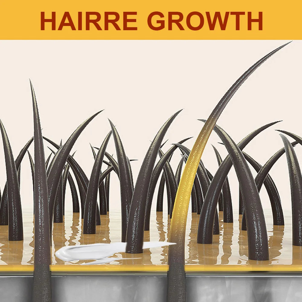 Hair Growth Cream Serum Fast Regrowth Essential Capsule Anti Hair Loss Baldness Reduce Damaged Scalp Treatment For Women Men