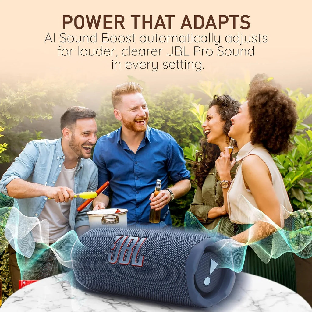 JBL Flip 7 Portable Bluetooth Speaker Waterproof Drop Proof AI Boost Sound 16H Playtime PushLock Interchangeable Accessories