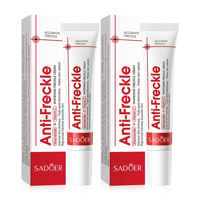 SADOER Anti Freckle Cream Face Whitening Creams Spot Removing Anti-aging Moisturizing Freckles Removal Facial Cream Skin Care