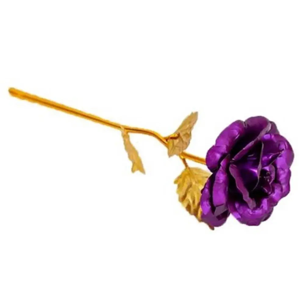 Sichere Goldfolien-Rosenblüte Goldfolien-Rosenblüte Künstliche Rosenblüte Simulations-Goldfolien-Rosenanhänger Heimdekoration