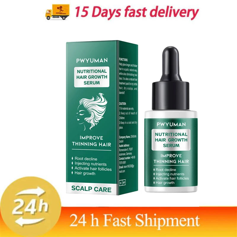 Hair Growth Cream Serum Fast Regrowth Essential Capsule Anti Hair Loss Baldness Reduce Damaged Scalp Treatment For Women Men