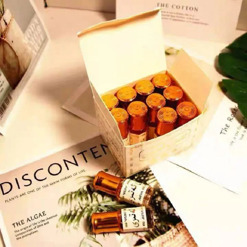 Arabisches Roll-on-Parfum, langanhaltender Duft, ätherisches Öl – Kokosnuss-Vanille-Kaugummi, milchiger Duft, Pheromon-Parfum