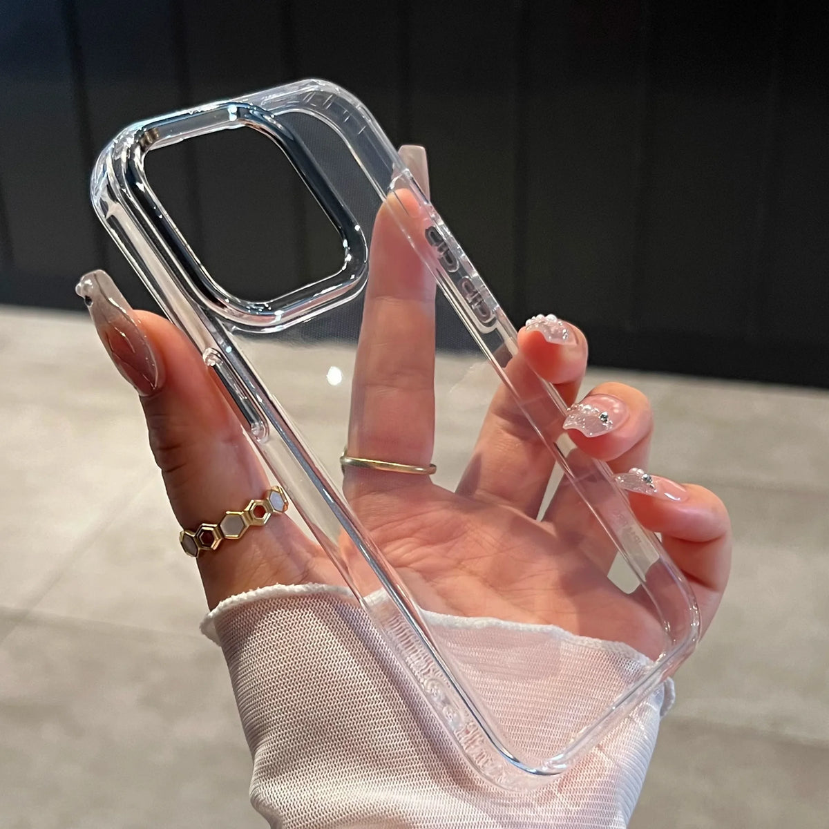 Luxury Clear Silicone Phone Case For iPhone 18 17 Pro Max 11 13 16 15 14 12 Air Shockproof Transparent Bumper Back Cover