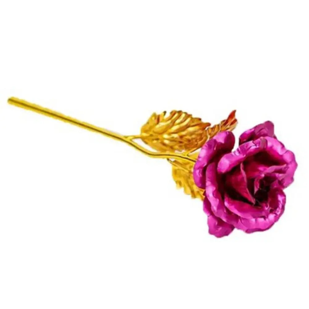 Sichere Goldfolien-Rosenblüte Goldfolien-Rosenblüte Künstliche Rosenblüte Simulations-Goldfolien-Rosenanhänger Heimdekoration