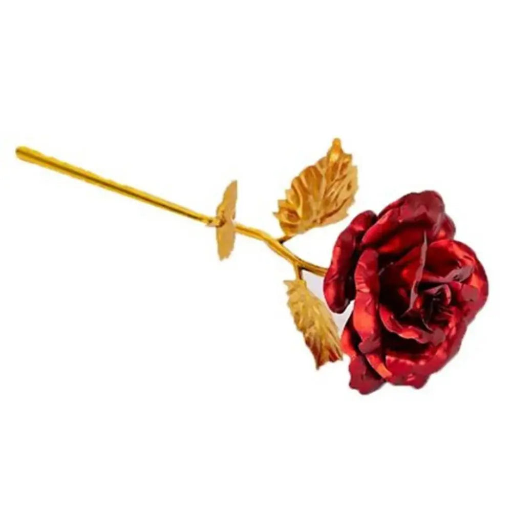 Sichere Goldfolien-Rosenblüte Goldfolien-Rosenblüte Künstliche Rosenblüte Simulations-Goldfolien-Rosenanhänger Heimdekoration