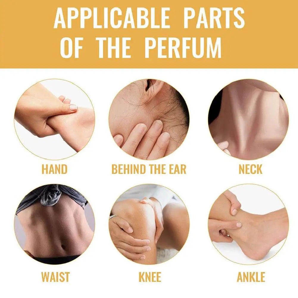 Arabian Gold Parfümöl Roll-On, langanhaltender Duft, Unisex-Körperparfüm, tragbarer, langanhaltender Körperduft