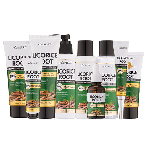 Serie de cuidado de la piel Licorice Root™: kit de cuidado corporal de 10 piezas